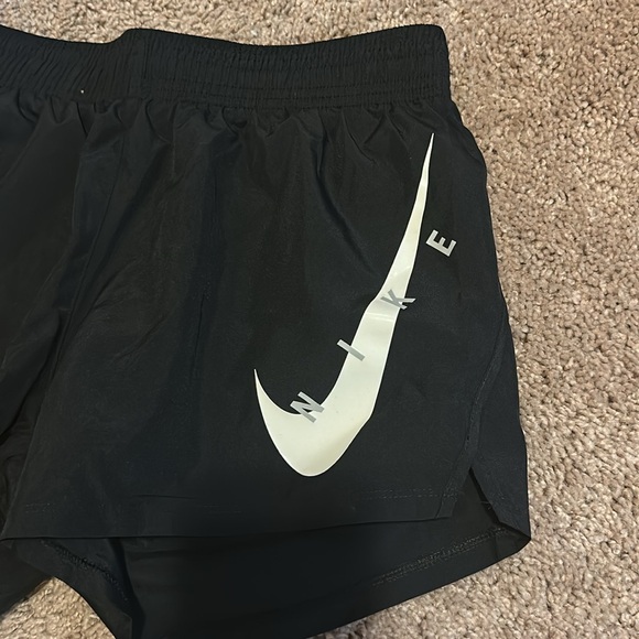 NWT Black Nike Swoosh Running Shorts - Picture 3 of 4